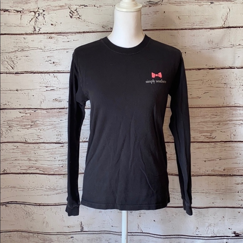 Simply Southern Black Long Sleeve Small